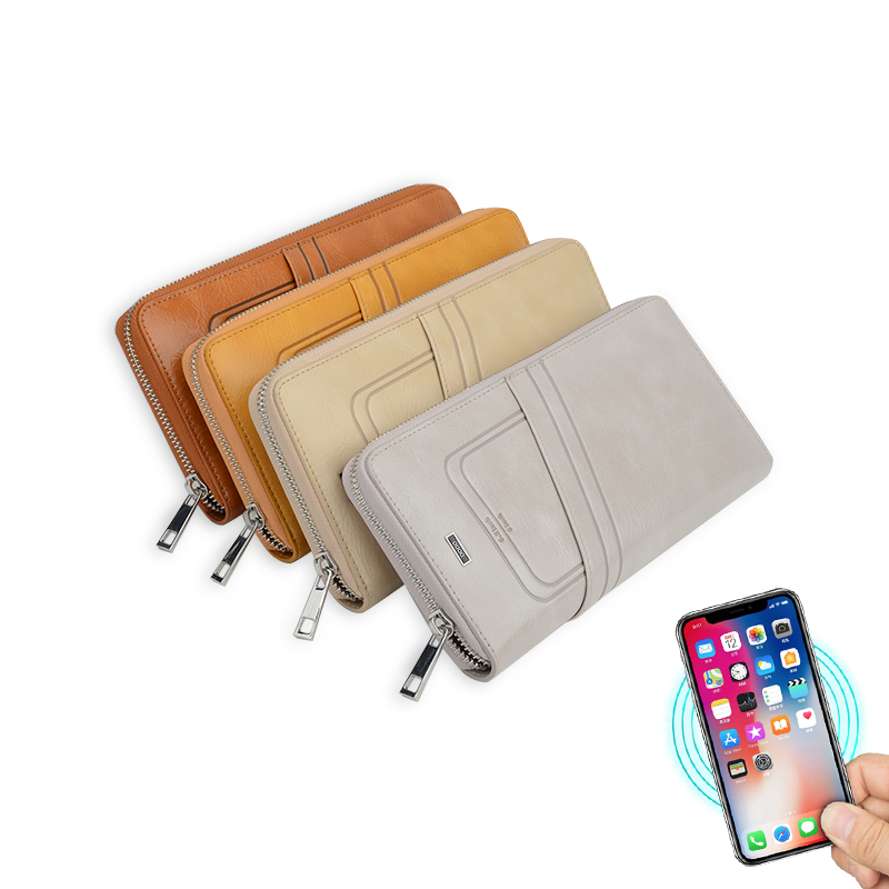 Wholesale hot selling long wallet with card 5000mah mobile p